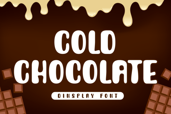 Discover the Joyful Charm of the Cold Chocolate Display Font