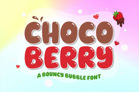 Discover the Playful Charm of the Choco Berry Font