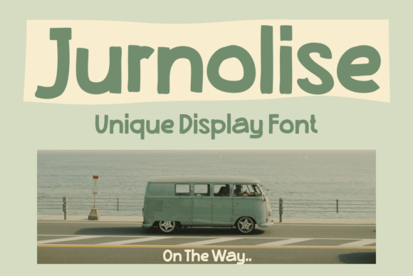 Jurnolise: A Display Font for Distinctive Branding