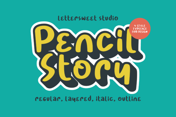 Pencil Story: A Display Font That Whispers Personality