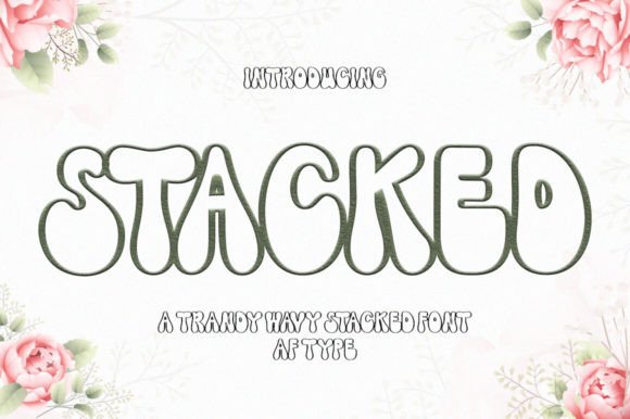 The Retro Charm of the Stacked Display Font