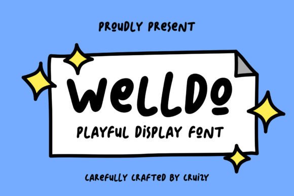 Welldo: A Display Font That Creates a Whimsical Atmosphere